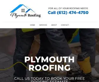 PLymouthroofingmn.com(Plymouth Roofing) Screenshot