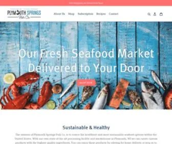 PLymouthspringsfishco.com(Create an Ecommerce Website and Sell Online) Screenshot