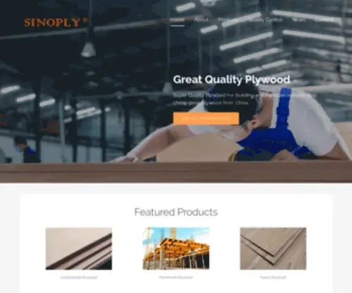 PLywoodchina.org(Plywood Manufacturers in China) Screenshot