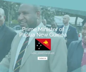 PM.gov.pg(PNG Prime Minister) Screenshot