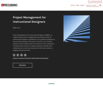 PM4ID.org(Project Management for Instructional Designers) Screenshot