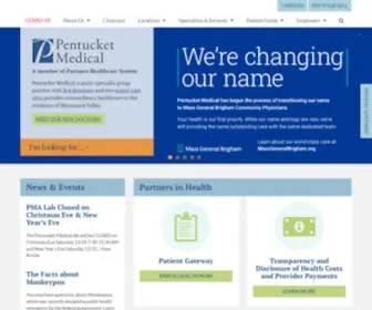 Pmaonline.com(Primary Care Doctors in Merrimack Valley) Screenshot