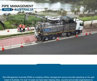 Pmaus.com.au(Pipe Management Australia (PMA)) Screenshot