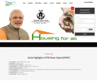 PmawasyojNa.com(Affordable housing scheme supported PM Awas Yojana (PMAY)) Screenshot