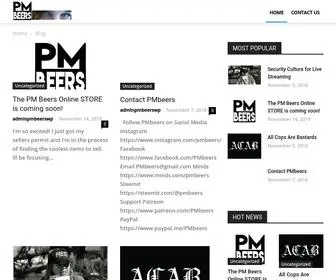 Pmbeers.org(PMBeers) Screenshot