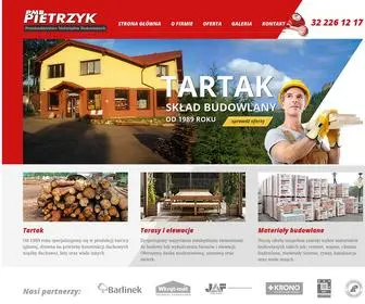 PMbpietrzyk.pl(Tartak i materiały budowlane) Screenshot