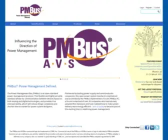 Pmbus.org(PMBus® home) Screenshot