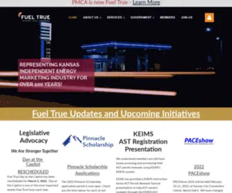 Pmcaofkansas.org(Fuel True) Screenshot