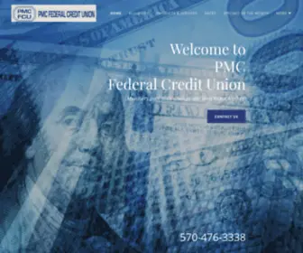 PMCfcu.org(Pocono Medical Center Federal Credit Union) Screenshot