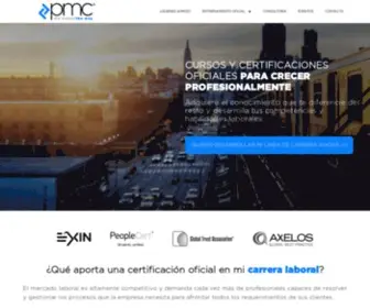 PMclatam.com(Cursos y Certificaciones Oficiales para crecer profesionalmente) Screenshot