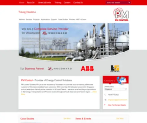 Pmcontrol.com.au(PM Control Systems Pte Ltd) Screenshot