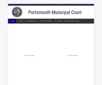 Pmcourt.org(Portsmouth Municipal Court) Screenshot