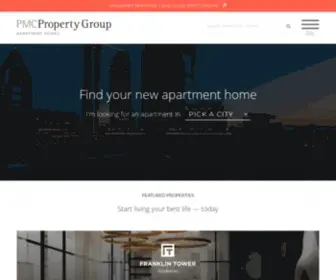 PMCpropertygroup.com(PMC Property Group Apartments) Screenshot