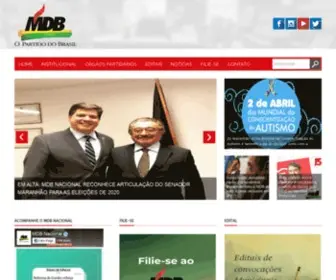 PMDB-PB.org.br(MDB PB) Screenshot