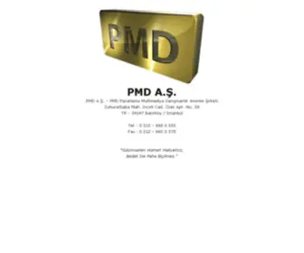 PMD.com.tr(PMD A.Ş) Screenshot