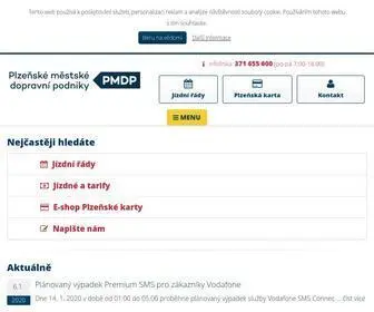 PMDP.cz(Plzeňské městské dopravní podniky a.s) Screenshot