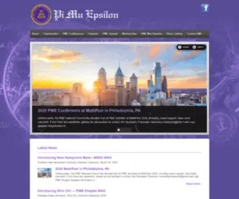 Pme-Math.org(Pi Mu Epsilon) Screenshot
