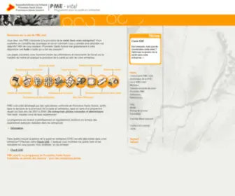 Pme-Vital.ch(Programme pour la santé en entreprise) Screenshot