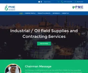 Pme.ae(Petro Middle East) Screenshot