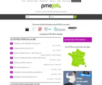 Pmejob.fr(Site de recrutement et d'offres d'emploi des PME) Screenshot