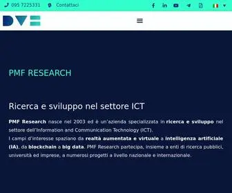 PMF-Research.eu(Centro di Ricerca e Sviluppo in ICT) Screenshot
