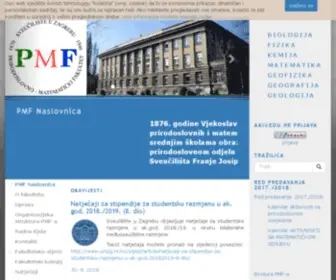 PMF.hr(O fakultetu) Screenshot