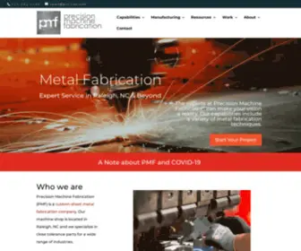 PMfweb.com(Metal Fabrication) Screenshot