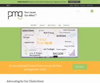 PMgdirect.net(Direct Mail Fundraising and Production) Screenshot