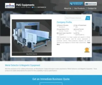 Pmgequipments.in(PMG Equipments) Screenshot