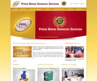 PMgsindia.com(Prime Mover Governor Services India) Screenshot