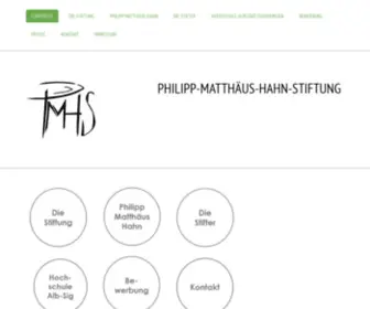 PMH-Stiftung.de(Pmh-stiftungs Webseite) Screenshot
