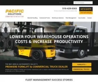 PMhsi.com(Pacific Material Handling Solutions) Screenshot