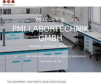 Pmi-Lab.ch(PMI Labortechnik GmbH) Screenshot