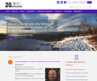 Pmi-NH.org(The PMI New Hampshire Chapter) Screenshot