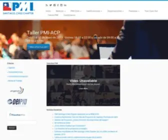 Pmi.cl(PMI Santiago Chile Chapter) Screenshot