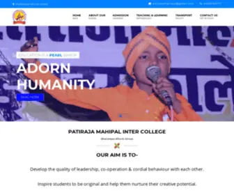 Pmicunnao.com(Patiraja Mahipal Inter College) Screenshot