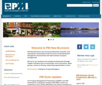 Pminb.ca(Pmi new brunswick chapter) Screenshot