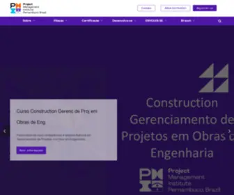 Pmipe.org.br(PMI-PE) Screenshot