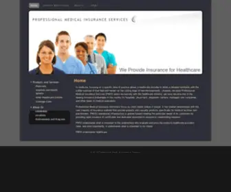 Pmis.com(Professional Medical Insurance Services) Screenshot