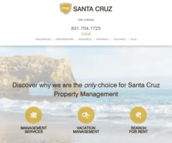 Pmisantacruz.com(Santa Cruz Property Management) Screenshot