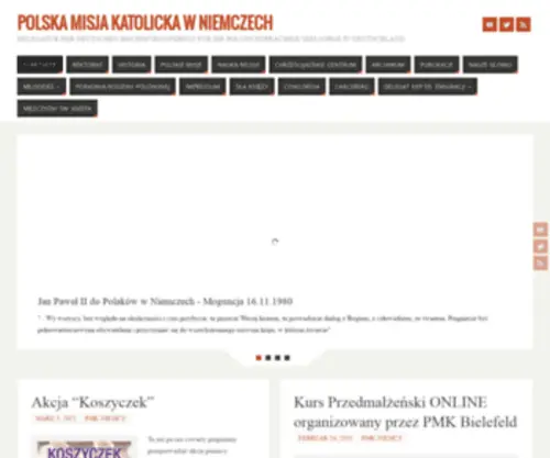 PMK-Niemcy.eu(Polska Misja Katolicka w Niemczech) Screenshot