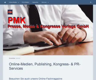 PMK-Verlag.de(Online-Medien, Publishing, Kongress) Screenshot