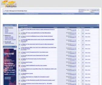 PMKB.com(Project Management Knowledge Base) Screenshot