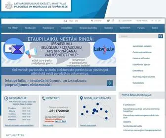 PMLP.gov.lv(Sākumlapa) Screenshot