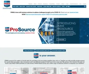 Pmmi.org(The Association for Packaging and Processing Technologies) Screenshot