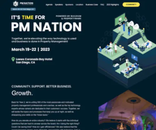 Pmnationconference.com(PM Nation) Screenshot