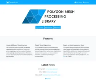 PMP-Library.org(Polygon Mesh Processing Library) Screenshot
