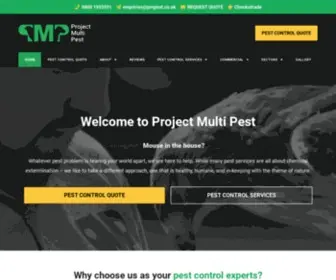 Pmpest.co.uk(Project Multi Pest) Screenshot