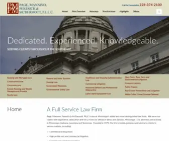 PMP.org(Biloxi Law Firm) Screenshot