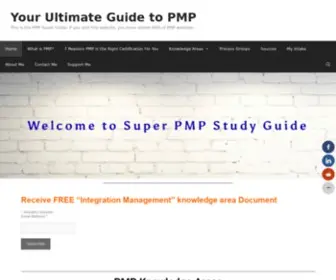 PMpsuperguide.com(PMP Super Guide) Screenshot